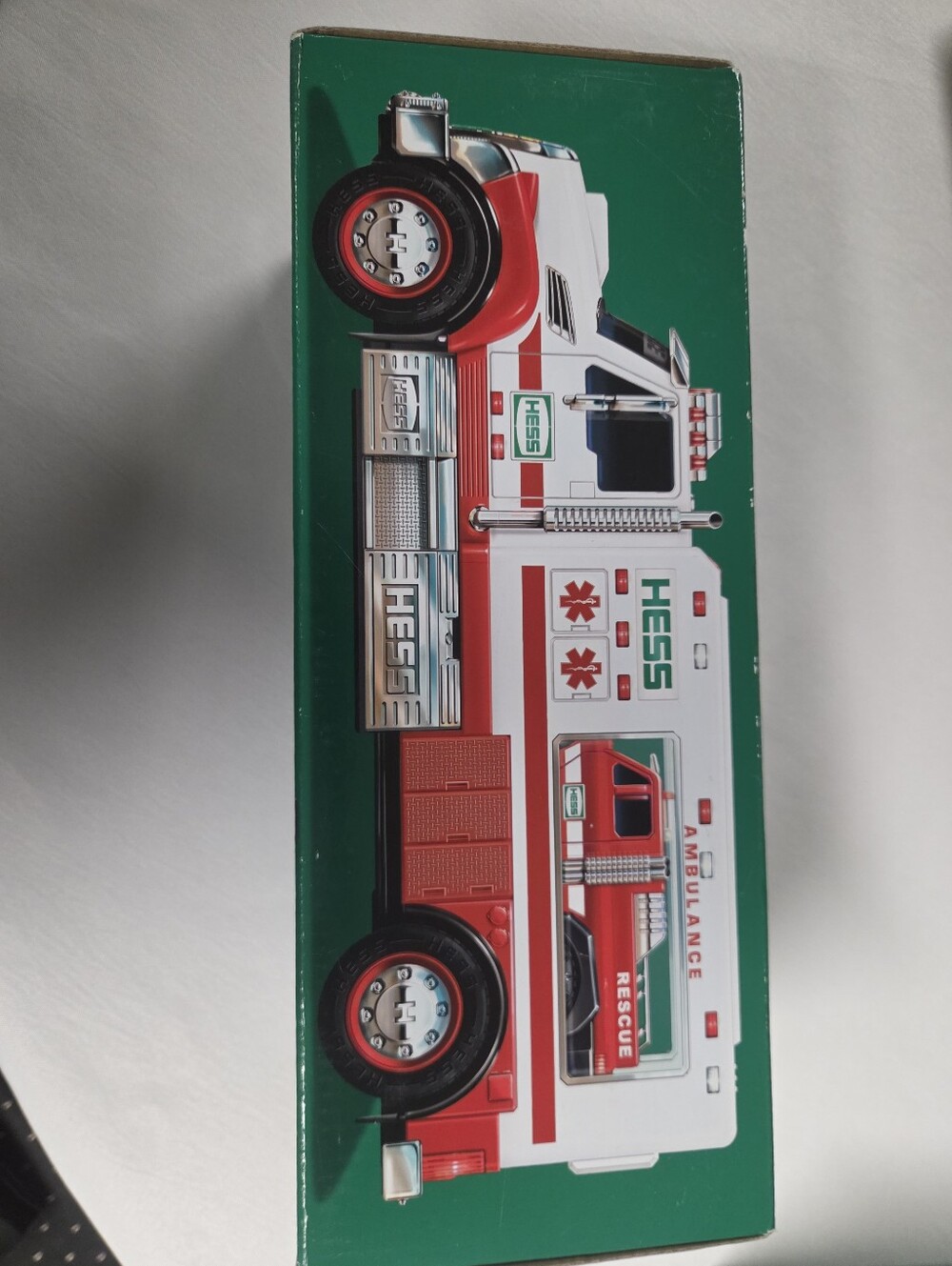 Hess Red and White Ambulance Rescue Truck Toy